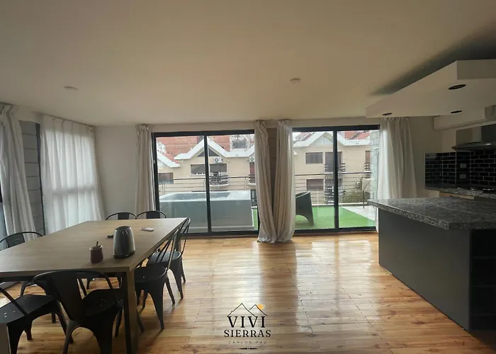 Vivisierras, Duplex A Estrenar Con Pileta Privada Centro Villa Carlos Paz, 3 Dormitorios, 2 Banos, Vista